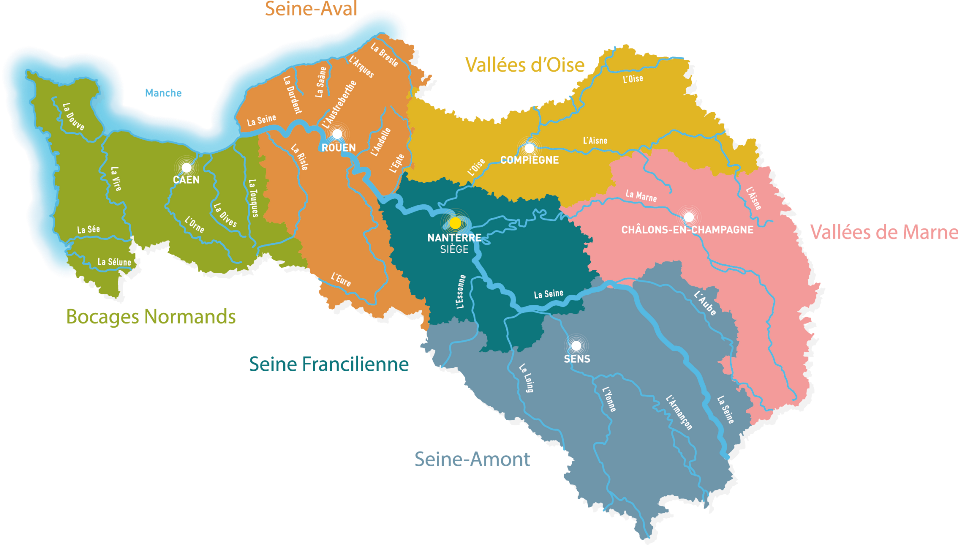 carte des directions territoriales