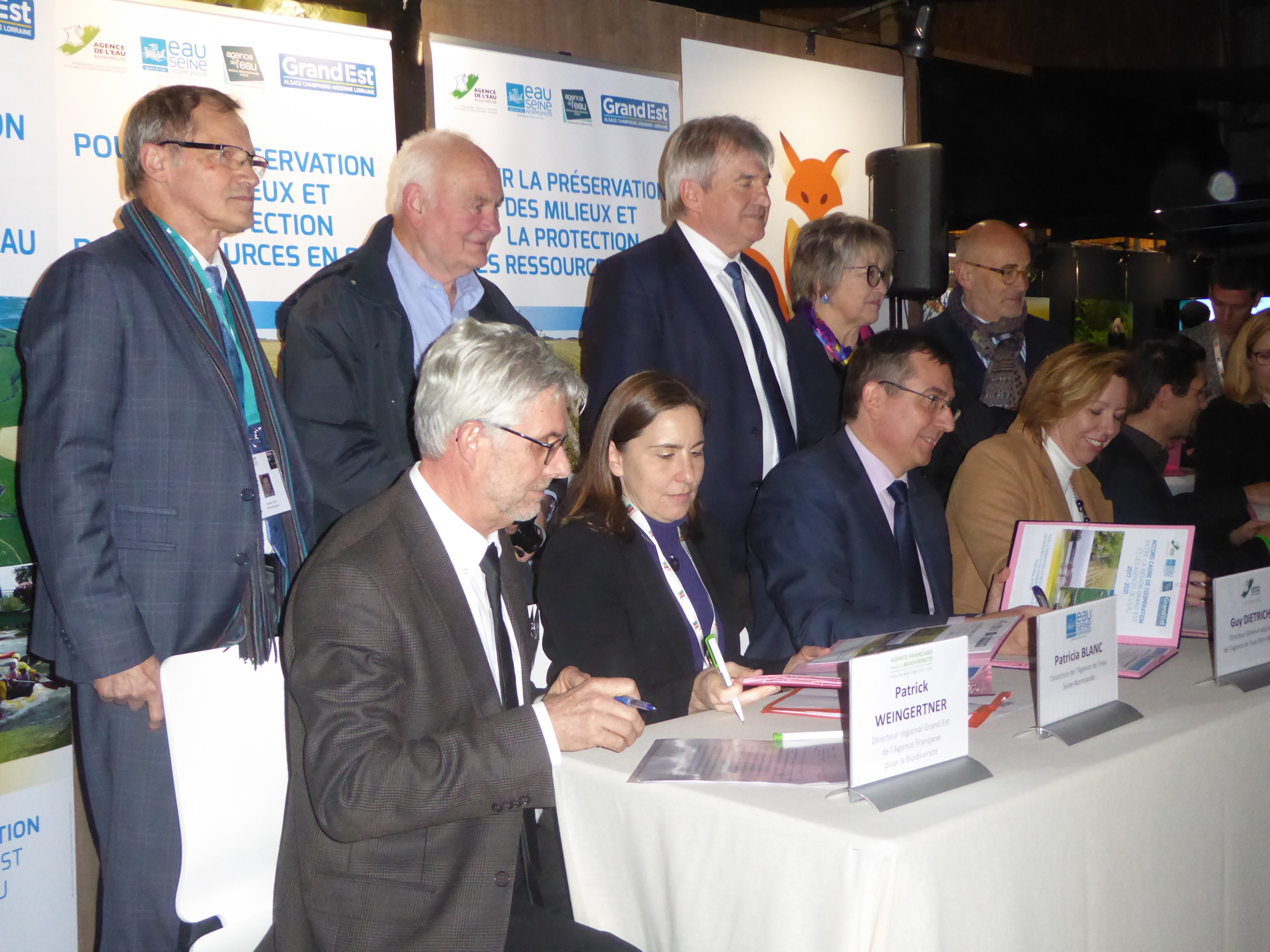 Signatuire de la convention cadre Grand Est