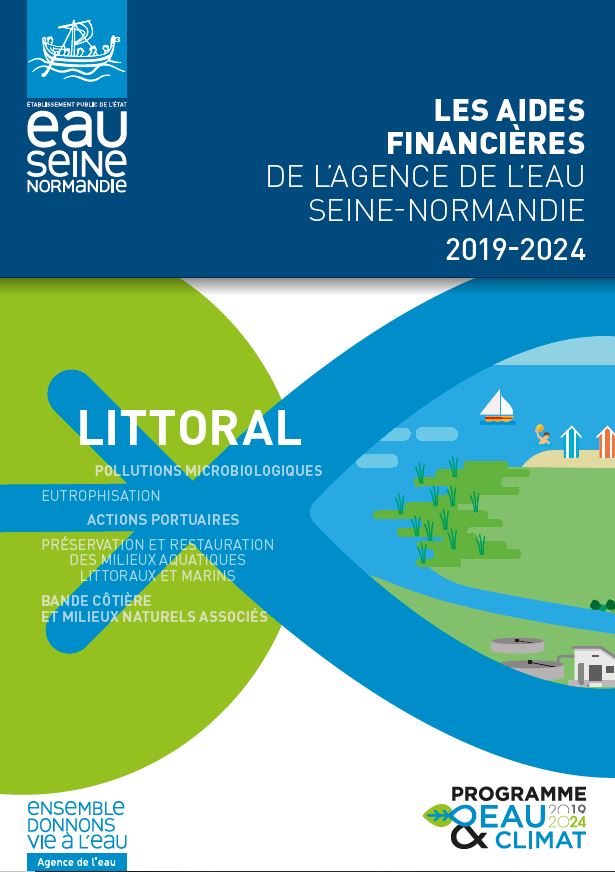 couverture de la plaquette aides financieres littoral