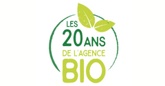 logo 20 ans agence bio 