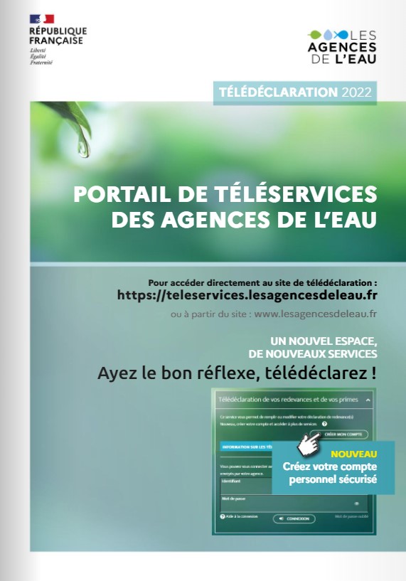 couverture de la plaquette de la télédeclaration 2022