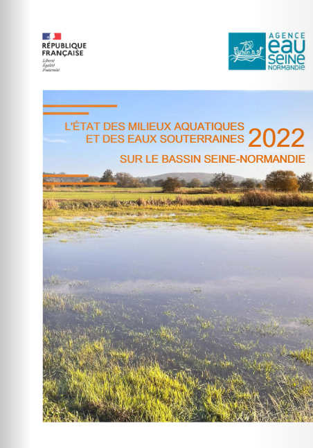 L’état des milieux aquatiques et des eaux souterraines sur le bassin Seine-Normandie en 2022