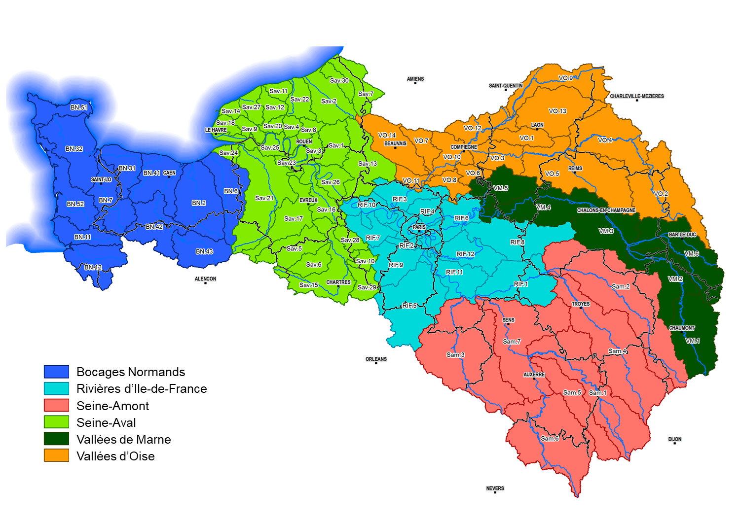 carte des commissions territoriales 