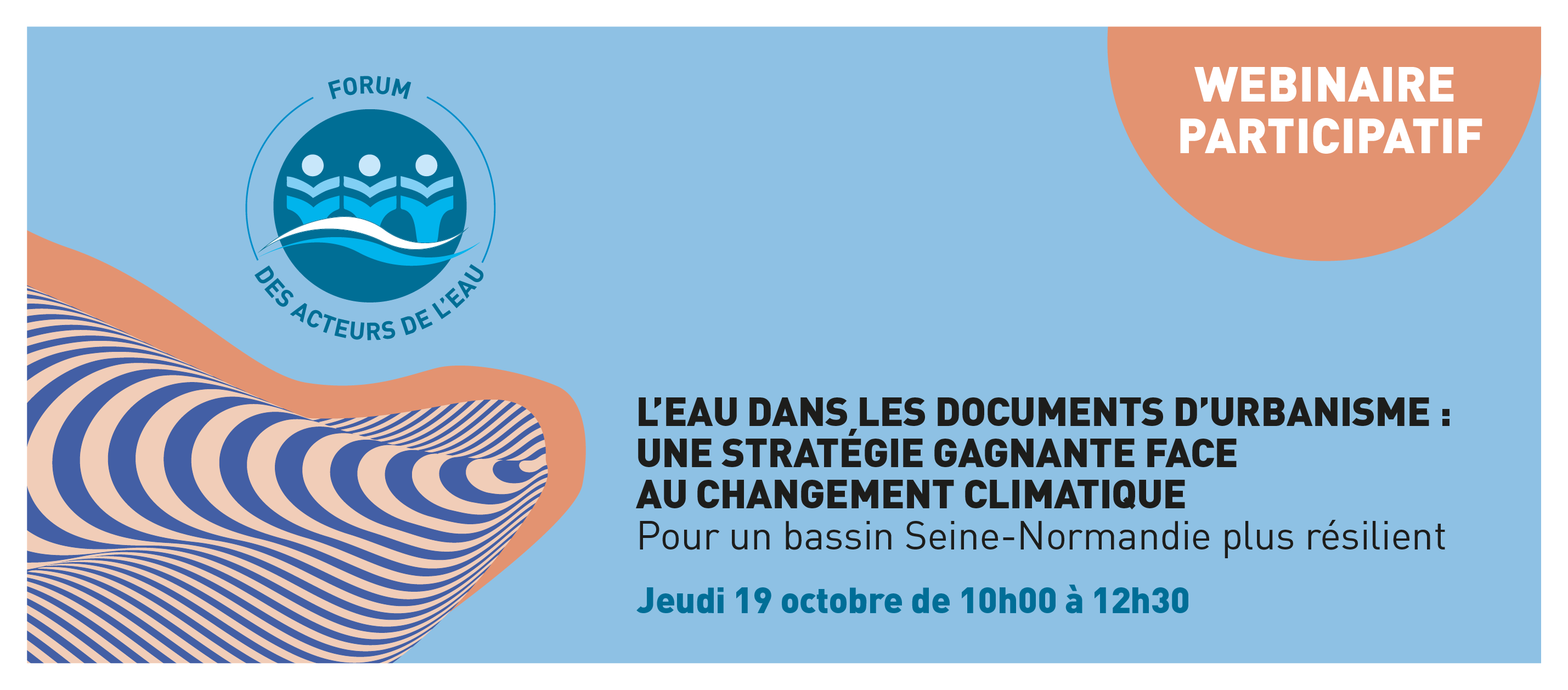 Webinaire : l’eau dans les documents d’urbanisme, 19 octobre 2023