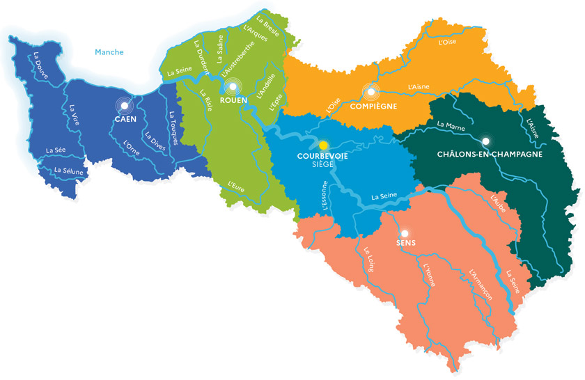 carte des directions territoriales