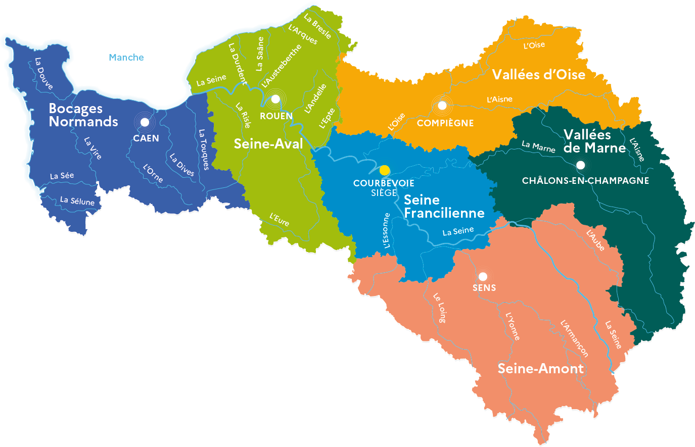 carte du bassin 