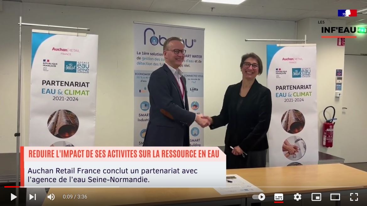 photo des signataires du contrat eau et climat