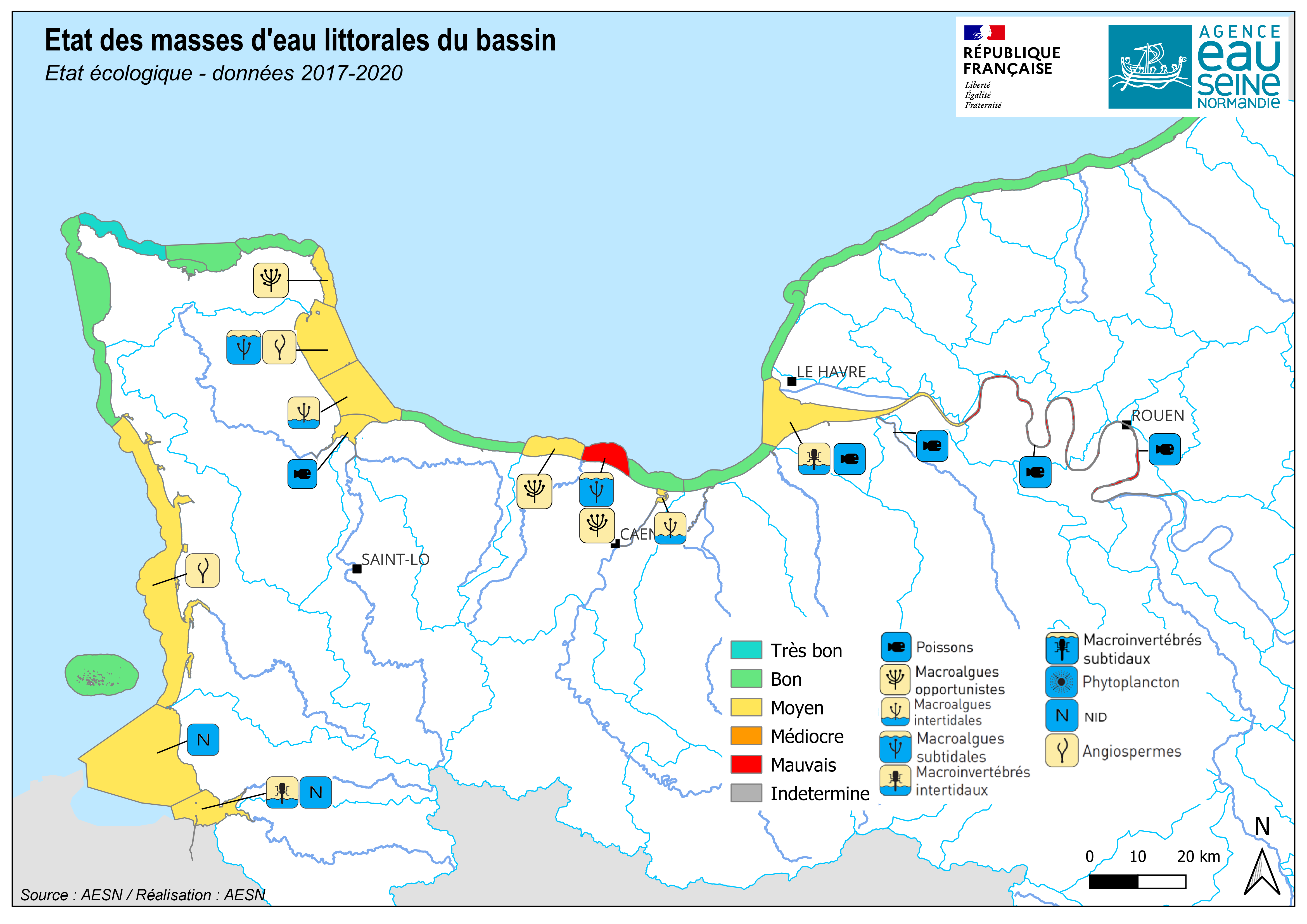 messes d'eau littorales 