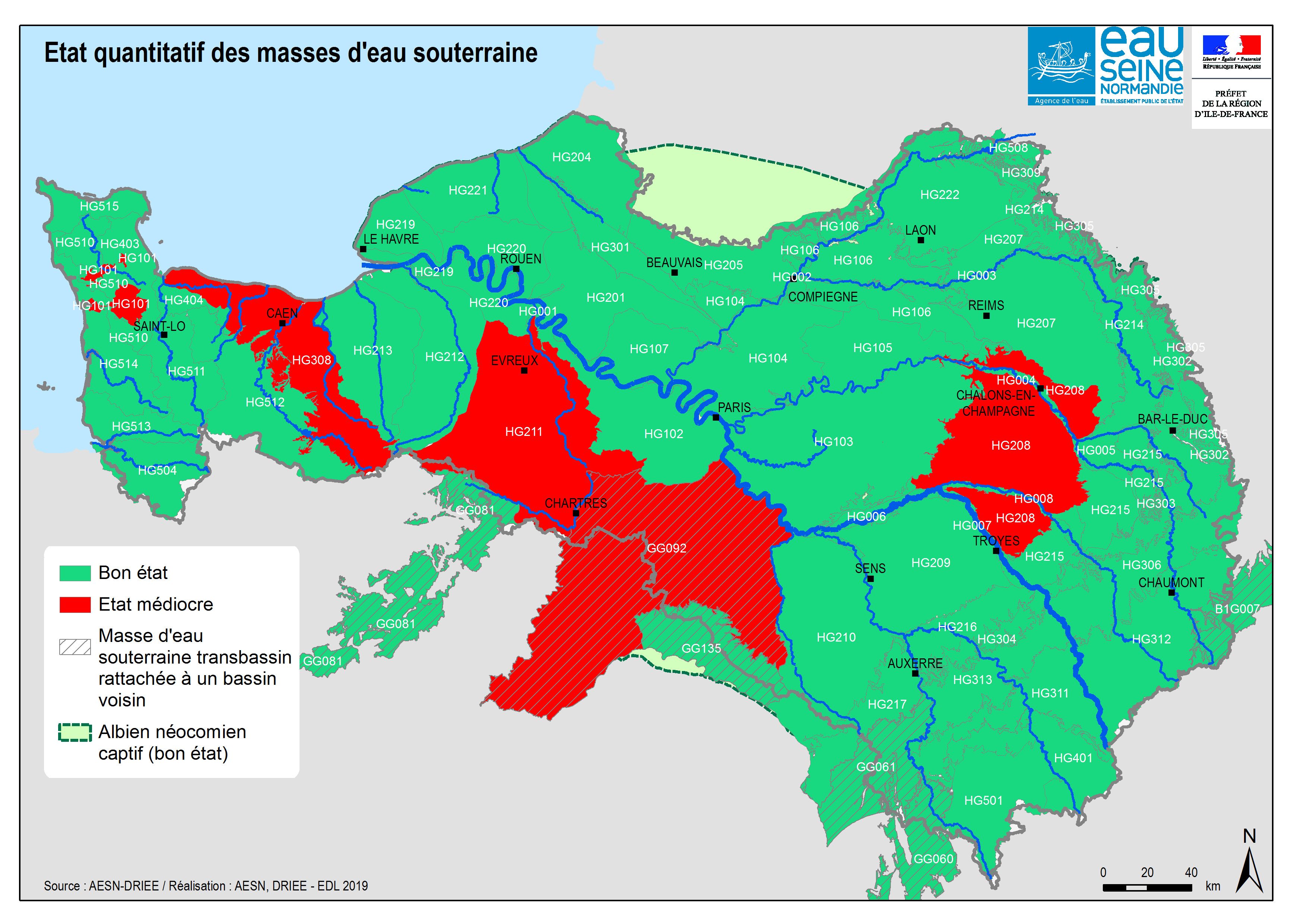 carte quantitatif eaux souterraines