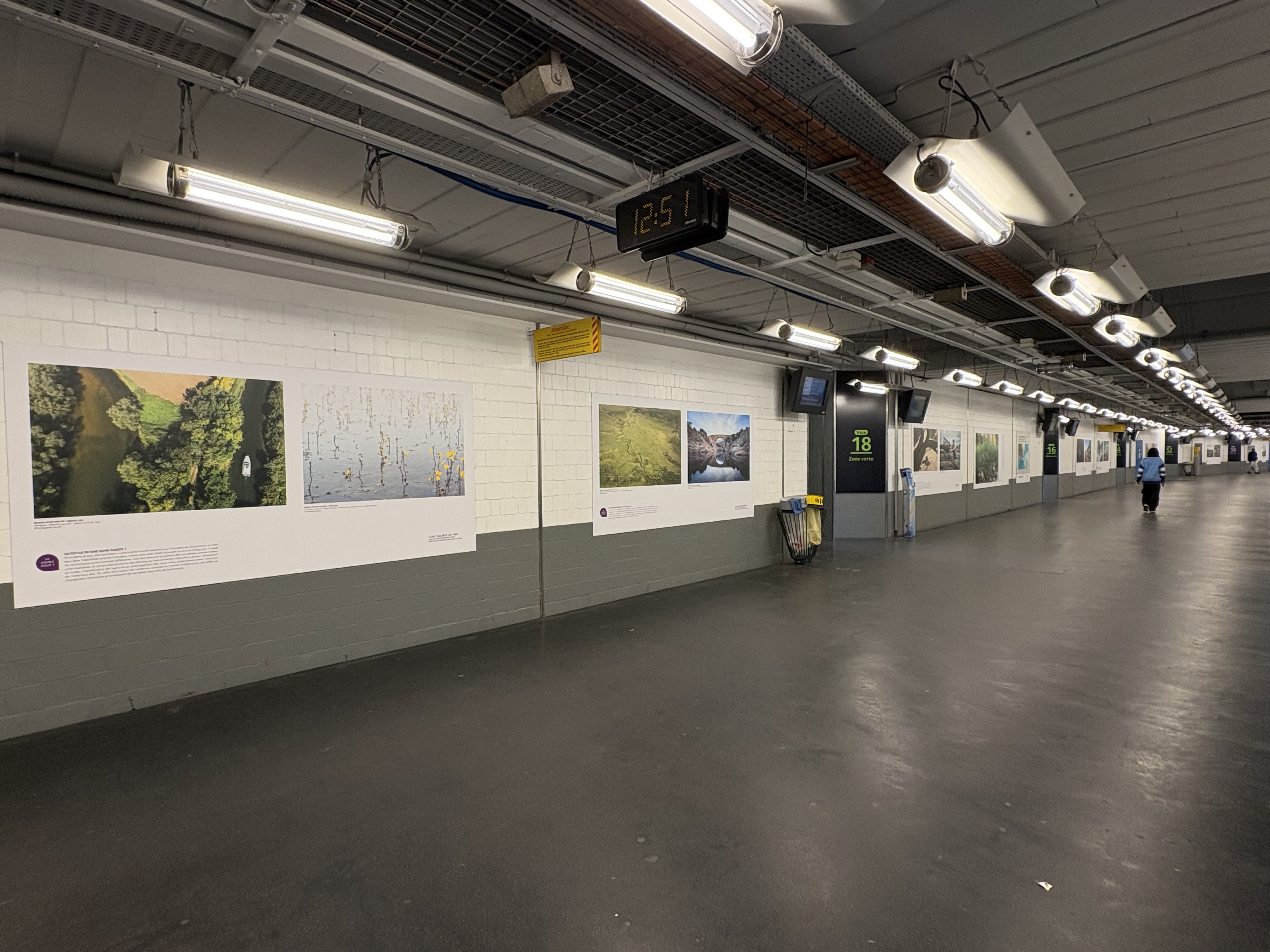 Vue expo photo gare saint lazare