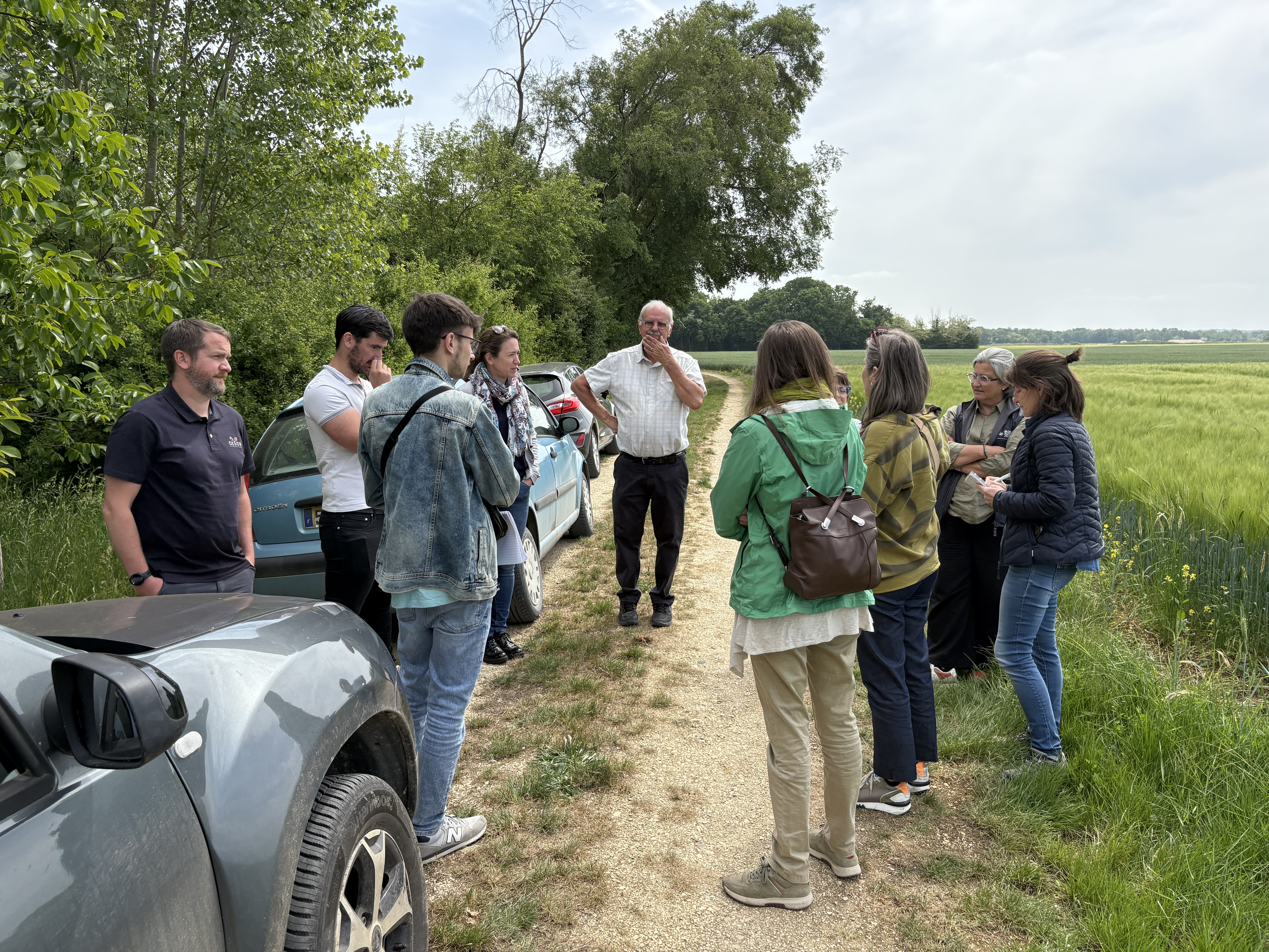 visite de presse du 15 mai à Lesmont