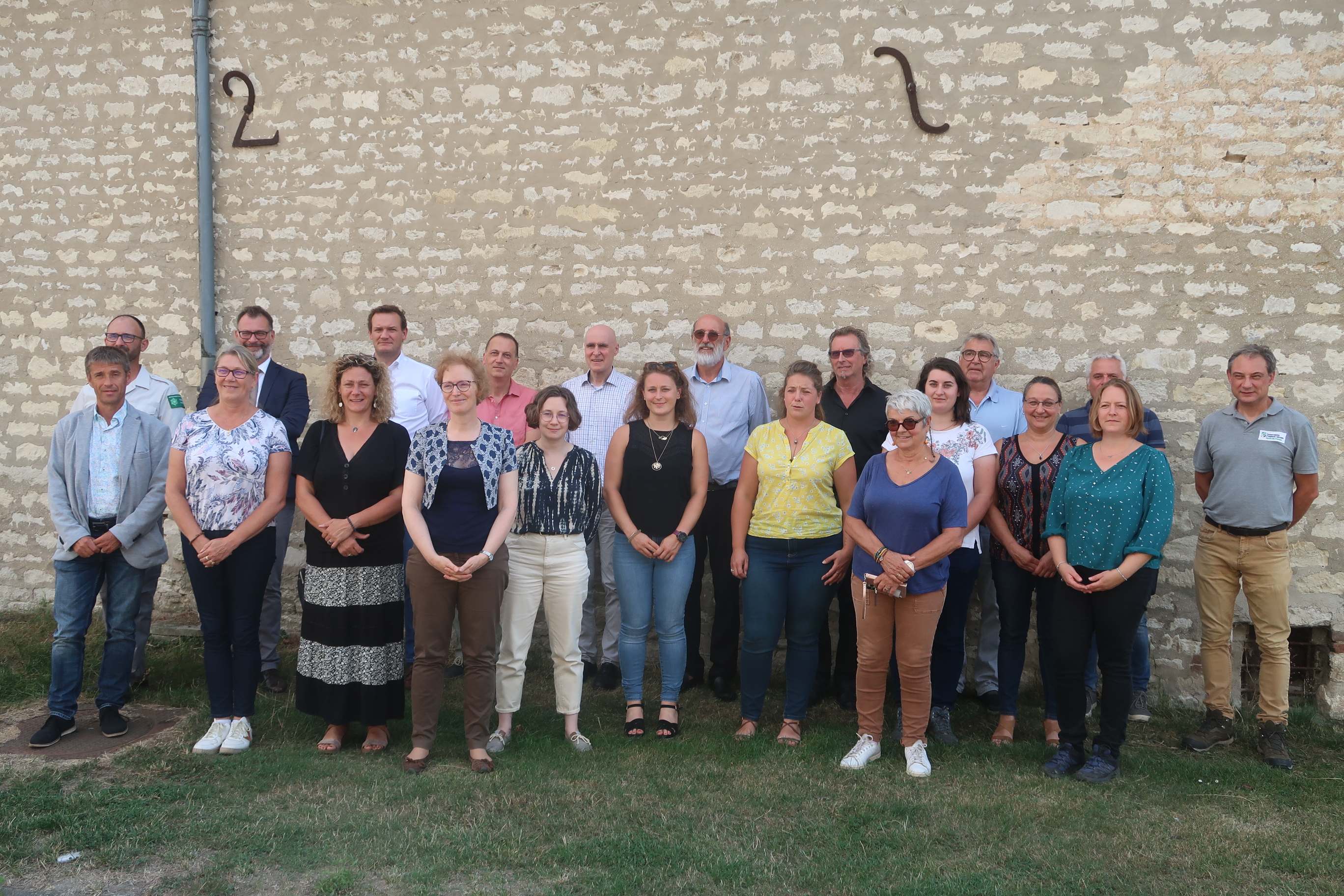 photo des signataires du contrat eau et climat