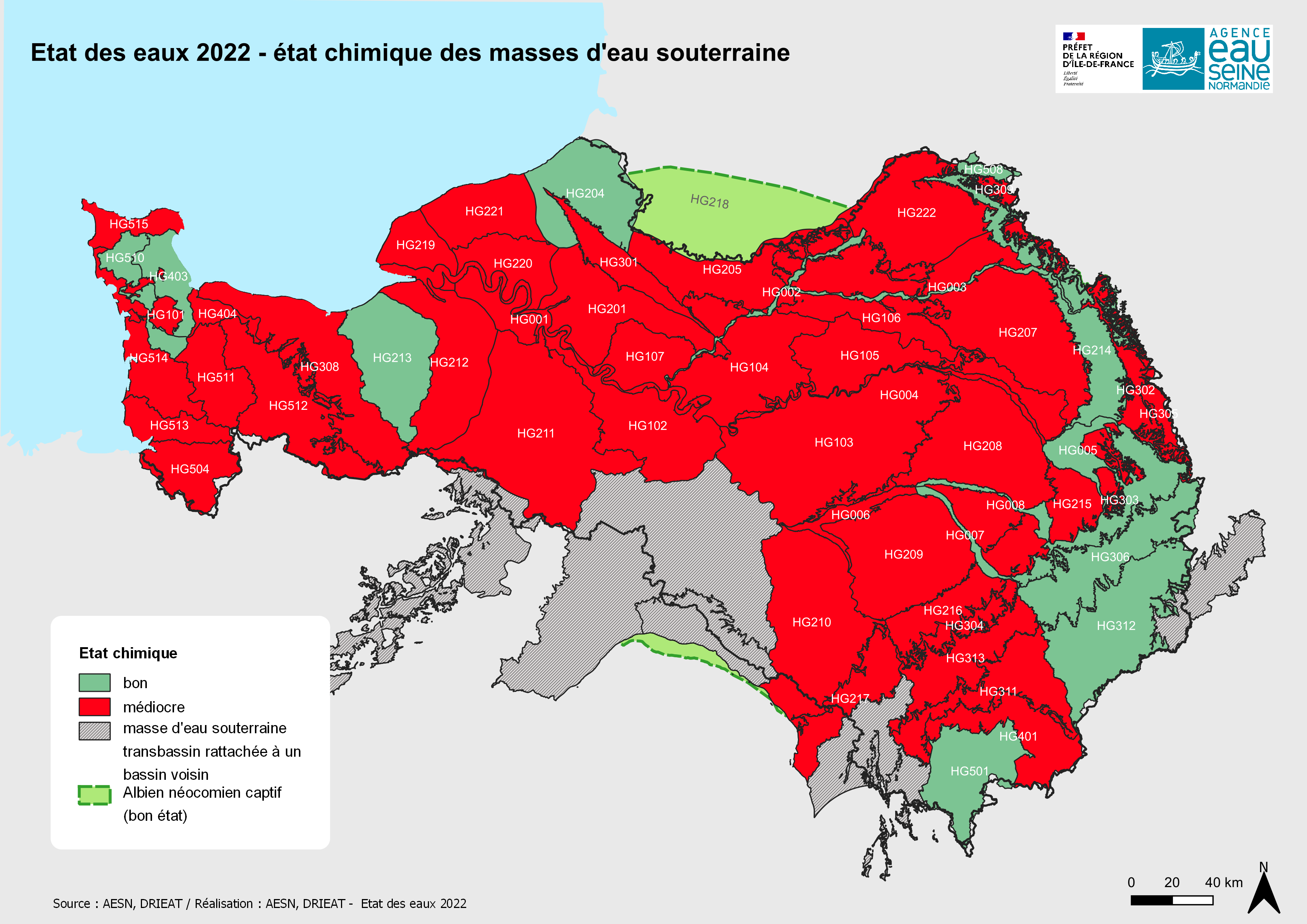 carte etat chimique eaux souterraines