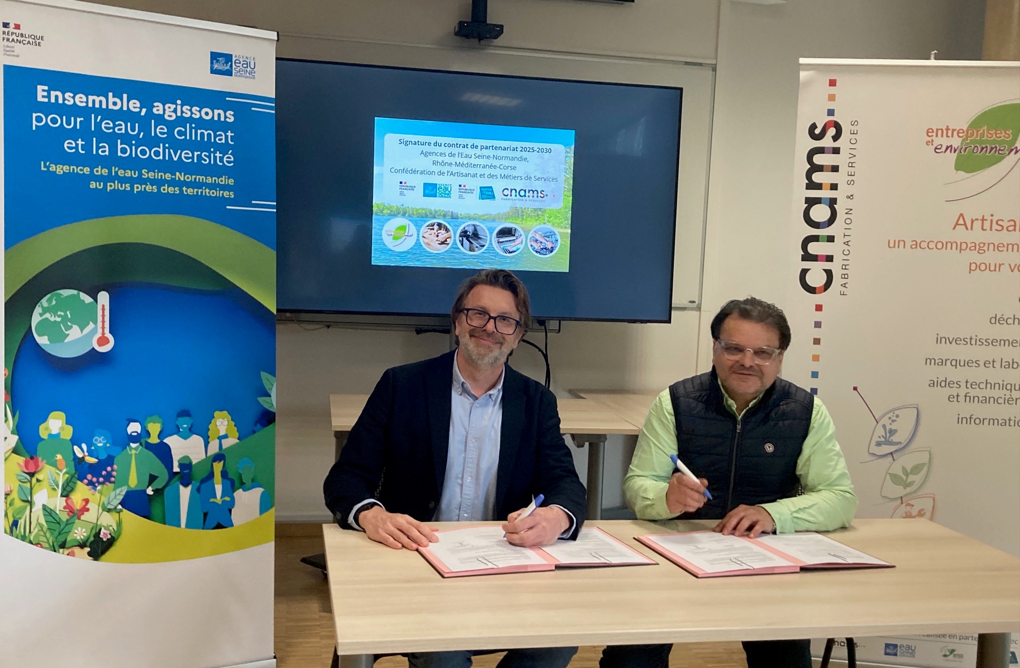 photo des signataires