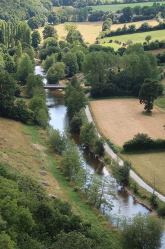 Vue de la roche du Ham