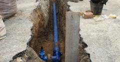 chantier eau potable