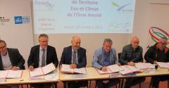 Signature du contrat Orne Amont