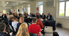 reunion du 12 mai pour réitérer le soutien de l'agence de l'eau aux activités conchylicoles